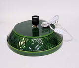 Replacement Ceramic Christmas Tree Base Geometric Large Flat Top