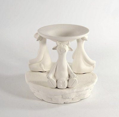 Cow Tart Burner Ready to Paint Ceramic Bisque Made to Order
