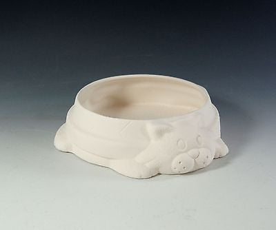 Ceramic Bisque Cat Dish You Paint