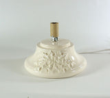 Replacement Ceramic Christmas Tree Base Medium Holly Made to Order White