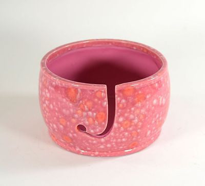 Yarn Bowl Knitting Crochet Handmade Peppermint Twist