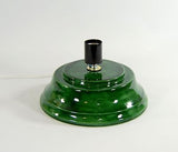 Replacement Ceramic Christmas Tree Base Concave Plain Green