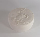 Kinzie Molds Trinket Box Round Container Choice of Lids Ready To Paint Pottery