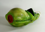 Ceramic Frog Hanging Birdhouse