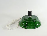 Replacement Ceramic Christmas Tree Base Concave Plain Green