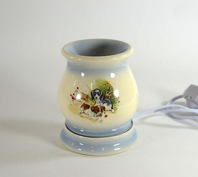 Electric Tart Burner Oil Warmer Puppies Motif