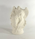 Angel with Buffalo Native American Ready to Paint Ceramic Bisque