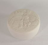 Kinzie Molds Trinket Box Round Container Choice of Lids Ready To Paint Pottery