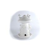 Ready to Paint Ceramic Bisque Mushroom Bird Feeder made to order
