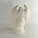 Angel with Wolf Native American Ready to Paint Ceramic Bisque