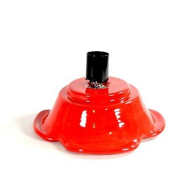 Red Replacement Base for your Ceramic ChristmasTree Doc Holliday made to order