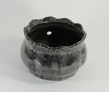 Ornate Yarn Bowl Black