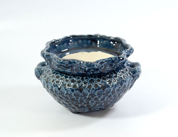 Medium Classic Crochet Denim Blue