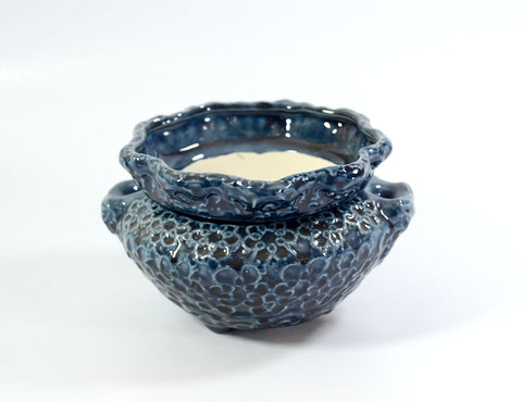 Medium Classic Crochet Denim Blue