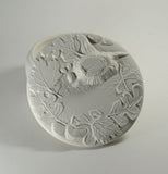 Kinzie Molds Trinket Box Round Container Choice of Lids Ready To Paint Pottery