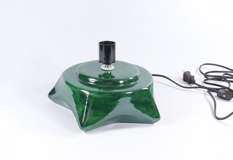 Replacement Ceramic Christmas Tree Base Holland Large Star Green
