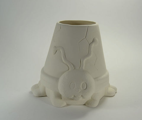 Ladybug Pot Planter Ready to Paint Ceramic Bisque