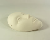 Ready to Paint Ceramic Bisque Face Mask Wall Plaque made to Order