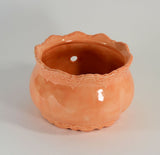 Ornate Yarn Bowl Orange