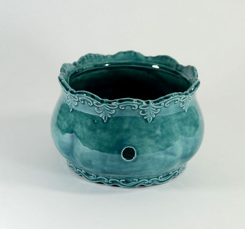 Ornate Yarn Bowl Peacock